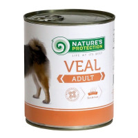 Nature's Protection Adult Veal влажный корм с телятиной для собак всех пород 400 гр