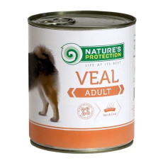 Nature's Protection Adult Veal влажный корм с телятиной для собак всех пород 400 гр