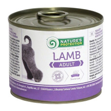 Nature's Protection Adult Lamb влажный корм с ягнятиной для собак всех пород 200 гр