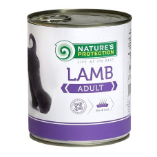 Nature's Protection Adult Lamb влажный корм с ягнятиной для собак всех пород 400 гр