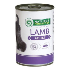 Nature's Protection Adult Lamb вологий корм з ягнятиною для собак всіх порід 800 гр