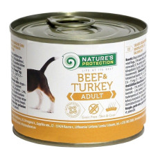 Nature's Protection Adult Beef & Turkey вологий корм з яловичиною та індичкою для собак 200 гр