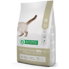 Nature's Protection Sterilised Junior Poultry With Krill сухий корм для стерилізованих кошенят 2 кг