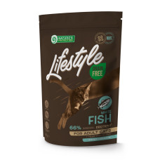 Nature's Protection Lifestyle GF White Fish Adult Cat сухий корм з білою рибою для котів 400 гр