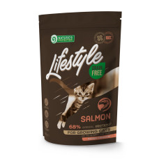 Nature's Protection Lifestyle GF Salmon Kitten сухий корм з лососем для кошенят 400 гр