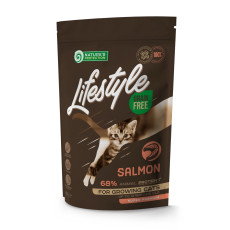 Nature's Protection Lifestyle GF Salmon Kitten сухой корм с лососем для котят 400 гр