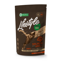 Nature's Protection Lifestyle GF Salmon with krill Sterilised Adult Cat сухий корм з лососем та крилем для стерилізованих котів 400 гр