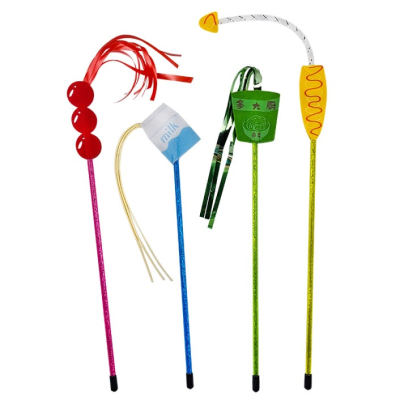 Cattyman Cat Wand Toy набор игрушек для котов, 4 шт