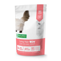 Nature's Protection Long Hair сухой корм для длинношерстных котов 400 гр