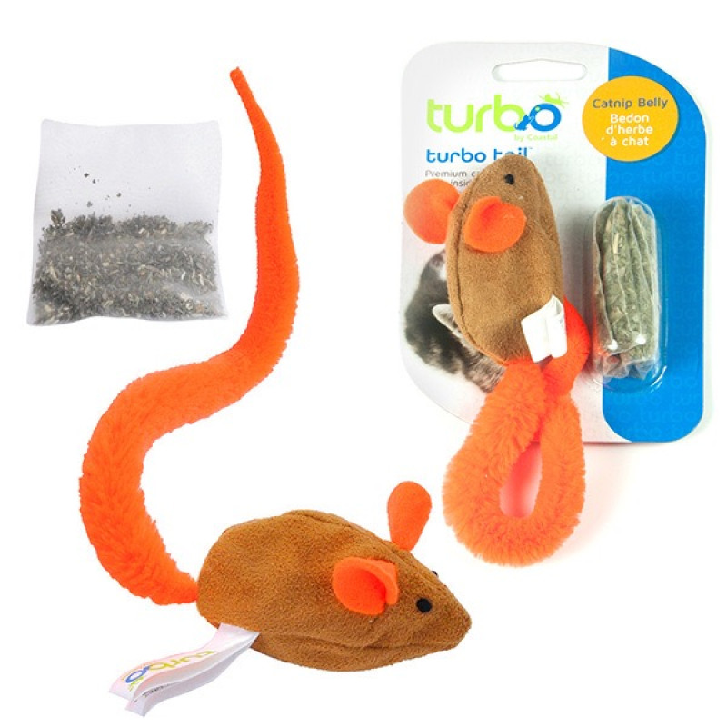 Coastal Turbo Tail Crinkle Mouse игрушка для котов, 27.5 см