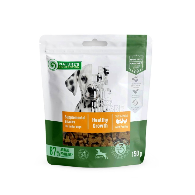 Nature's Protection Poultry Healthy Growth лакомство для щенков с мясом птицы, 150 гр