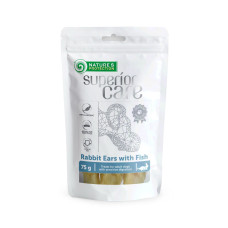 Nature's Protection Superior Care Rabbit Ears With Fish лакомство для собак с кроликом и рыбой, 75 гр