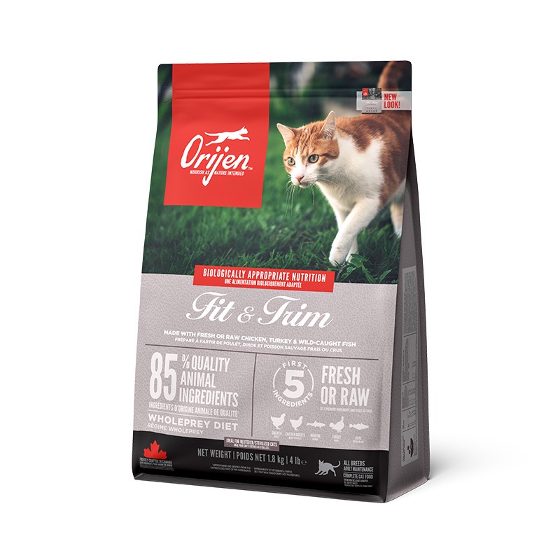 Orijen Fit & Trim сухой корм для котов с избыточным весом 1.8 кг