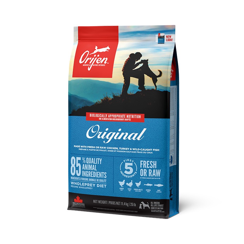 Orijen Original Dog сухой корм с мясом и рыбой для собак всех возрастов 11.4 кг