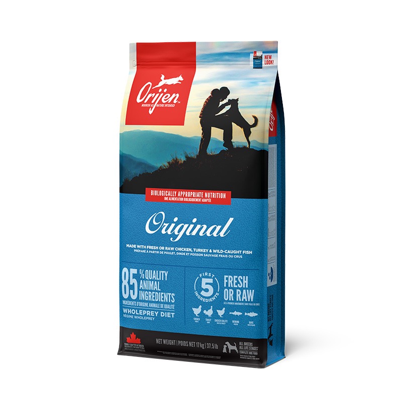 Orijen Original Dog сухой корм с мясом и рыбой для собак всех возрастов 17 кг