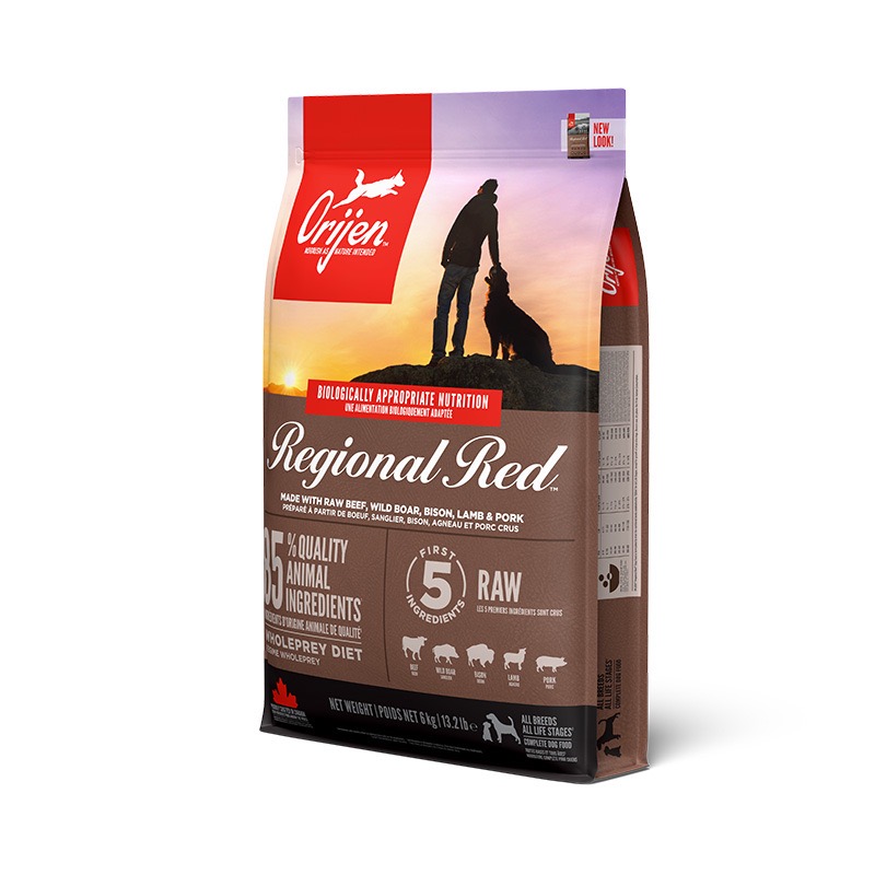 Orijen Regional Red Dog сухой корм с мясом для собак всех возрастов 6 кг