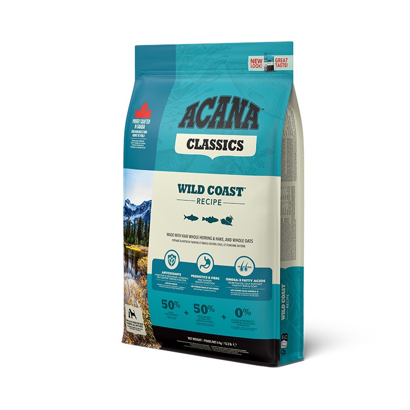 Acana Wild Coast сухий корм з рибою для собак будь-якого віку 6 кг