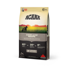 Acana Light & Fit Recipe сухой корм для собак с малоактивным образом жизни 11.4 кг
