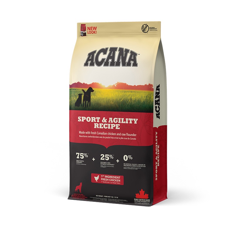 Acana Sport & Agility Recipe сухой корм для активных собак всех возрастов 17 кг