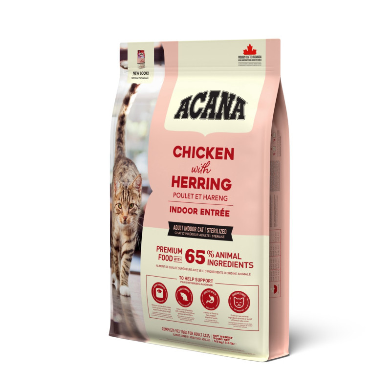 Acana Indoor Entree Cat сухий корм для малоактивних дорослих котів 4.5 кг