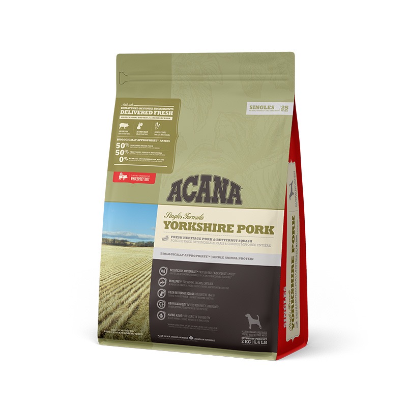 Acana Yorkshire Pork сухой корм монопротеиновый для собак всех возрастов 2 кг