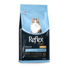 Reflex Plus Urinary Salmon сухой корм с лососем для профилактики МКБ у котов, 1.5 кг