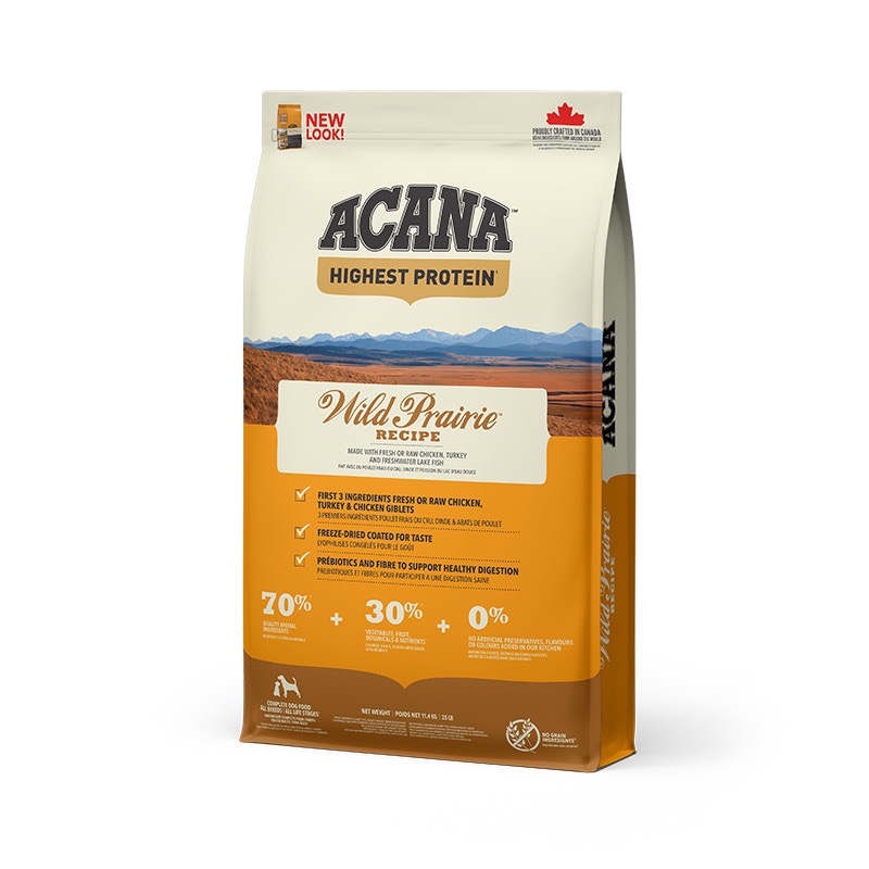 Acana Wild Prairie Dog Recipe сухой корм с птицей для собак всех возрастов 11.4 кг
