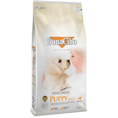 BonaCibo Puppy Chicken & Rice with Anchovy сухой корм с курицей для щенят 15 кг
