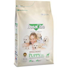 BonaCibo Puppy Lamb & Rice сухой корм с ягнятиной для щенят 3 кг