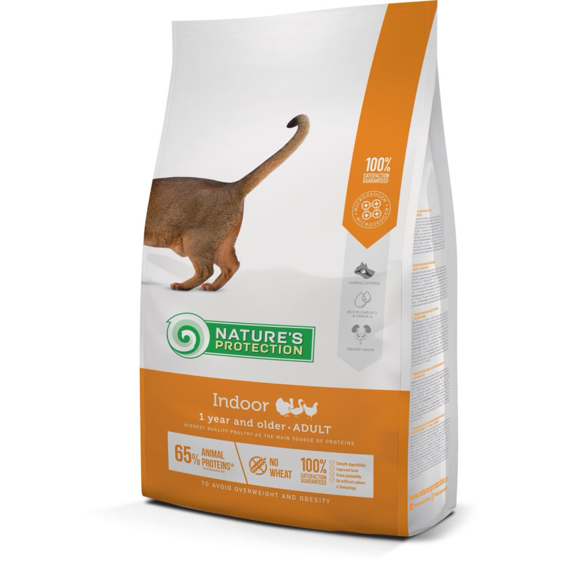 Nature's Protection Indoor сухой корм для котов, живущих в помещении 7 кг