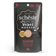 Schesir After Dark Chicken Beef влажный корм с курицей и говядиной для котов, 80 гр