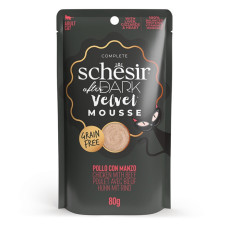 Schesir After Dark Chicken Beef вологий корм з куркою та яловичиною для котів, 80 гр