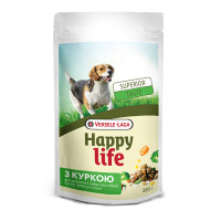 Happy Life Adult Dinner with Chicken сухой корм для собак с курицей и овощами 350 гр
