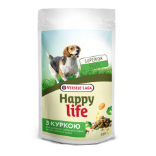 Happy Life Adult Dinner with Chicken сухий корм для собак з куркою та овочами 350 гр