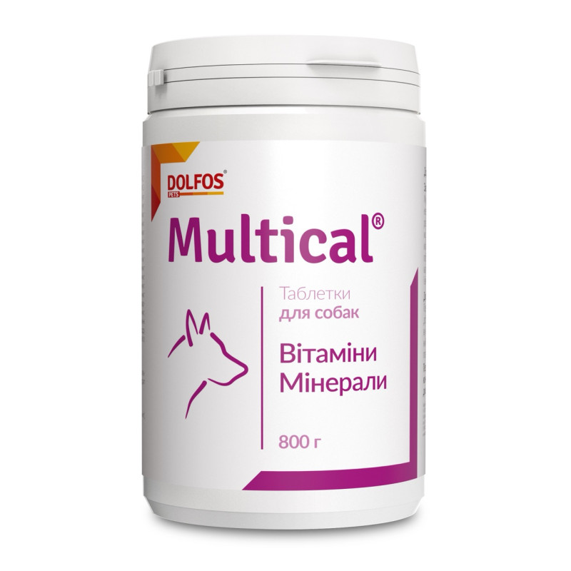 Dolfos Multical витамины для взрослых собак 510 табл