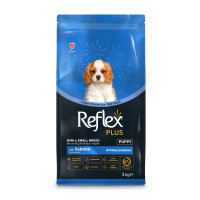 Reflex Plus Mini & Small Breed Puppy сухой корм с лососем для щенят малых пород, 3 кг