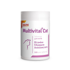 Dolfos Multivital Cat вітамінно-мінеральний комплекс для котів 500 табл