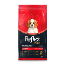 Reflex Plus Mini & Small Breed Puppy сухий корм з ягнятком для цуценят малих порід, 3 кг
