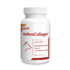 Dolfos ArthroCollagen вітаміни для зміцнення суглобів у собак 90 табл