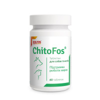 Dolfos ChitoFos вітаміни при захворюваннях нирок у собак та котів 60 табл