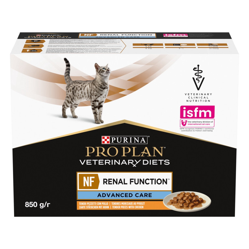 Purina Veterinary Diets NF Renal вологий корм для котів з захворюваннями нирок 85 гр х 10 шт