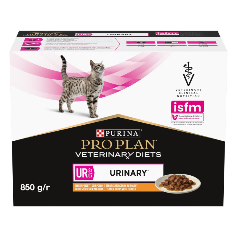 Purina Veterinary Diets UR Urinary влажный корм для кошек с мочекаменной болезнью 85 гр х 10 шт