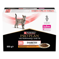 Purina Veterinary Diets DM Diabetes вологий корм для котів із діабетом 85 гр х 10 шт