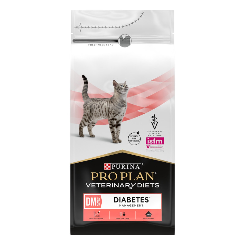 Purina Veterinary Diets DM Diabetes сухой корм для кошек с сахарным диабетом 1.5 кг