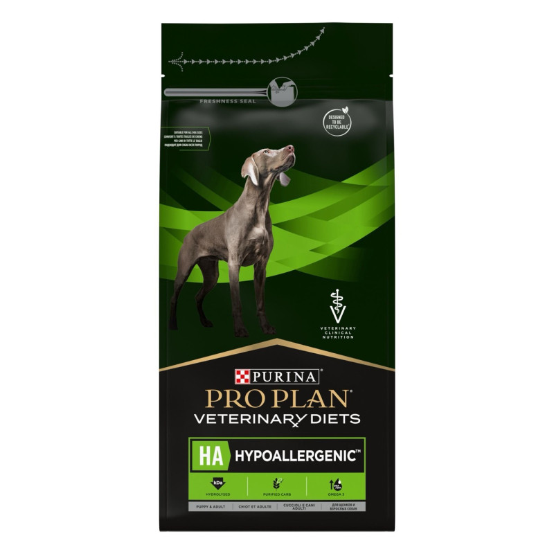 Purina Veterinary Diets HA Hypoallergenic сухой корм для собак с пищевой аллергией 1.3 кг