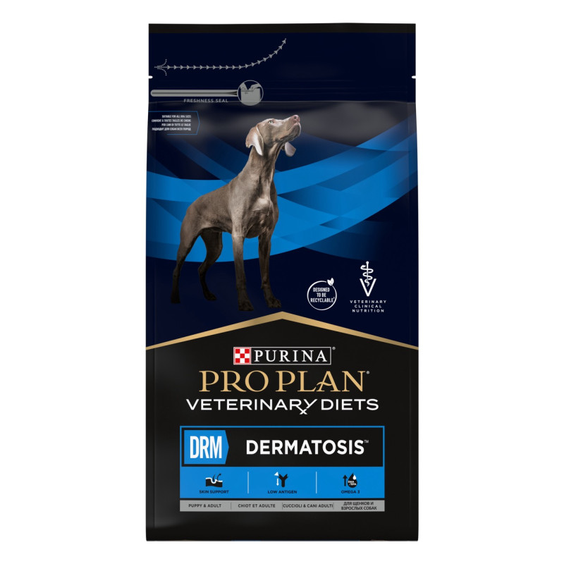 Purina Veterinary Diets DRM Dermatosis сухой корм для собак с дерматитами 3 кг