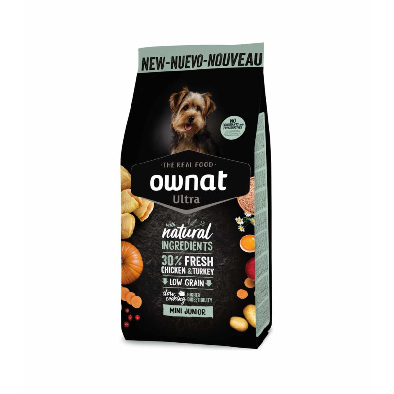 Ownat Ultra Puppy Mini сухой корм для щенят с курицей, 3 кг