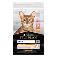 Purina Pro Plan Derma Care сухой корм для выведения шерсти у кошек с лососем 1.5 кг