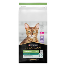 Purina Pro Plan Sterilised Renal Plus сухий корм для котів для профілактики захворювань нирок з індичкою 14 кг