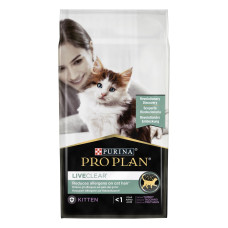 Purina Pro Plan LiveClear Kitten сухий корм для кошенят з індичкою 1.4 кг